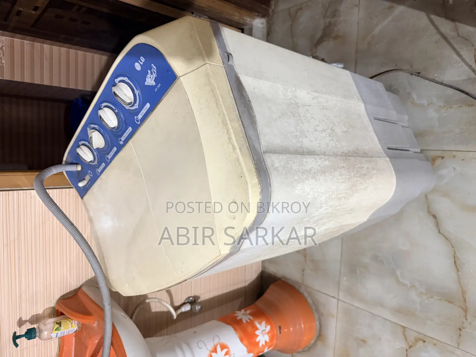 Lg-Semi Automatic Washing Machine for Sale at Tikatuly, Dhaka.
