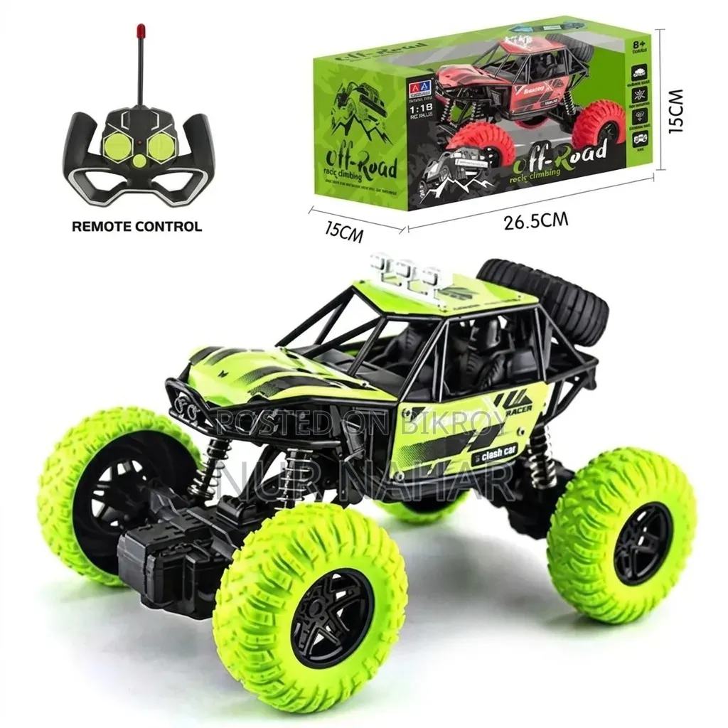 Control Stunt RC Off-Road Car or Rock Crawler Monster Truck