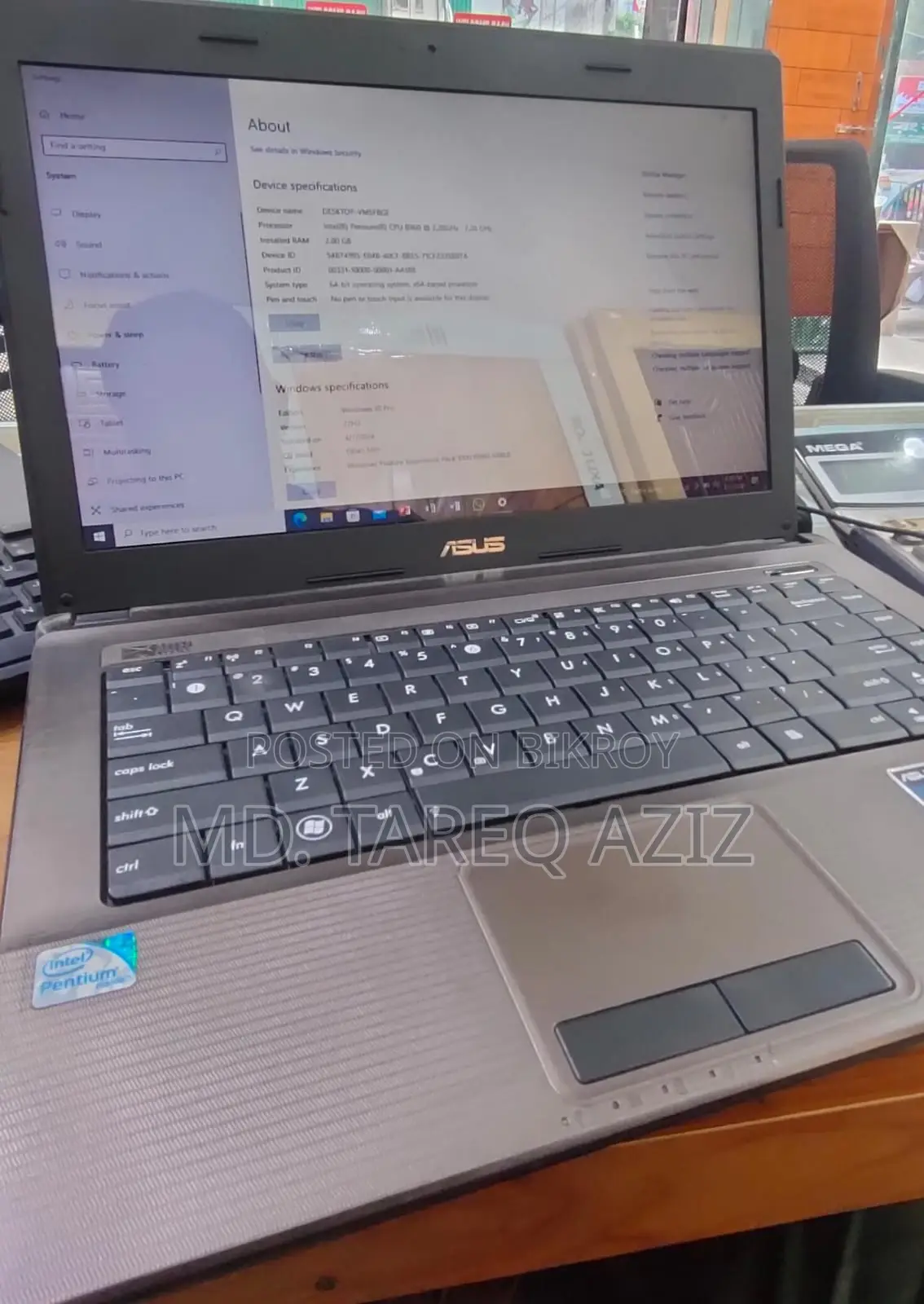 Laptop Asus A42F 2GB Intel Pentium HDD 500GB