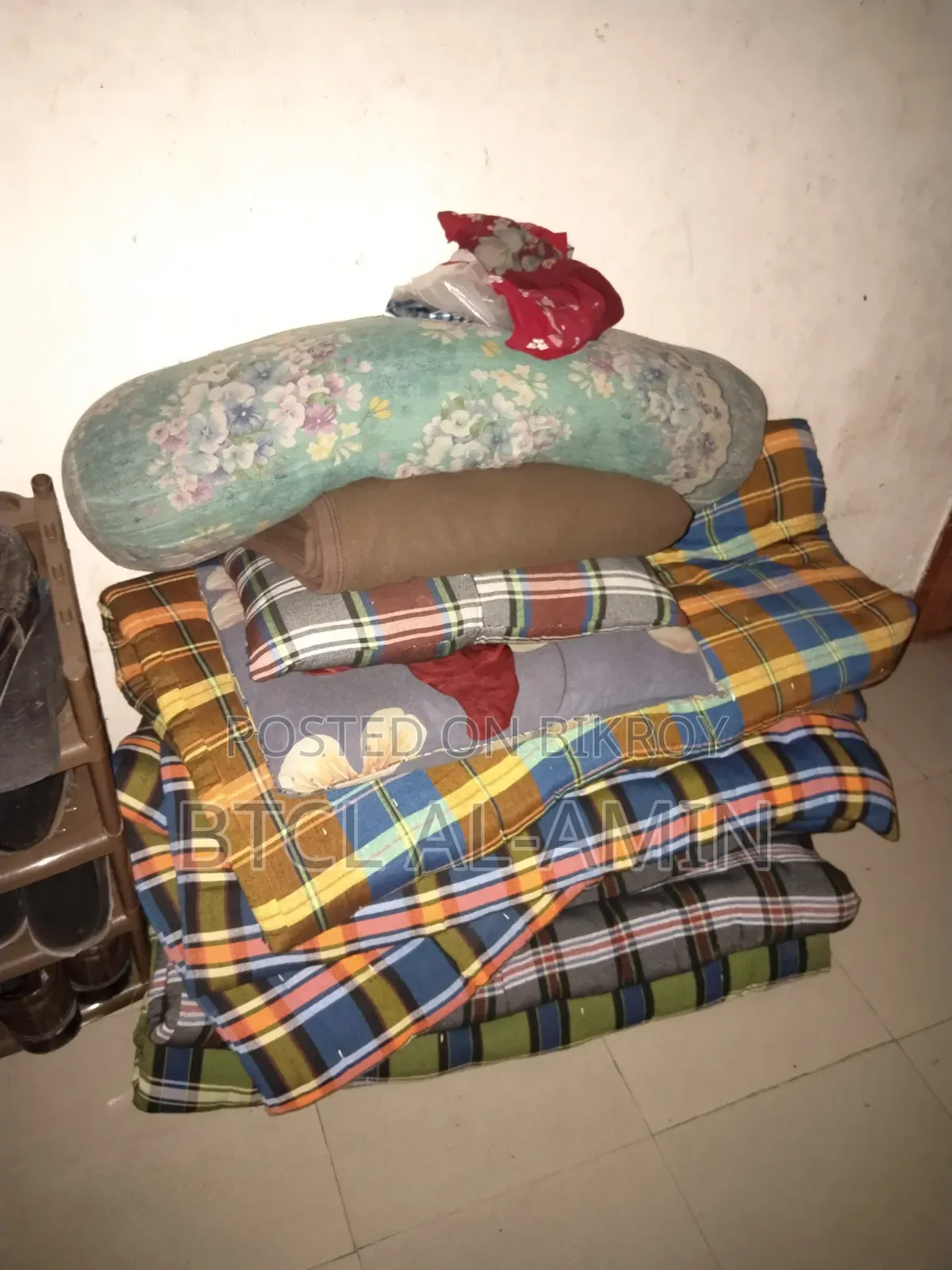Quilt, Mattress, and Bolster