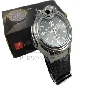 Combination Butane Lighter With Analog Watch