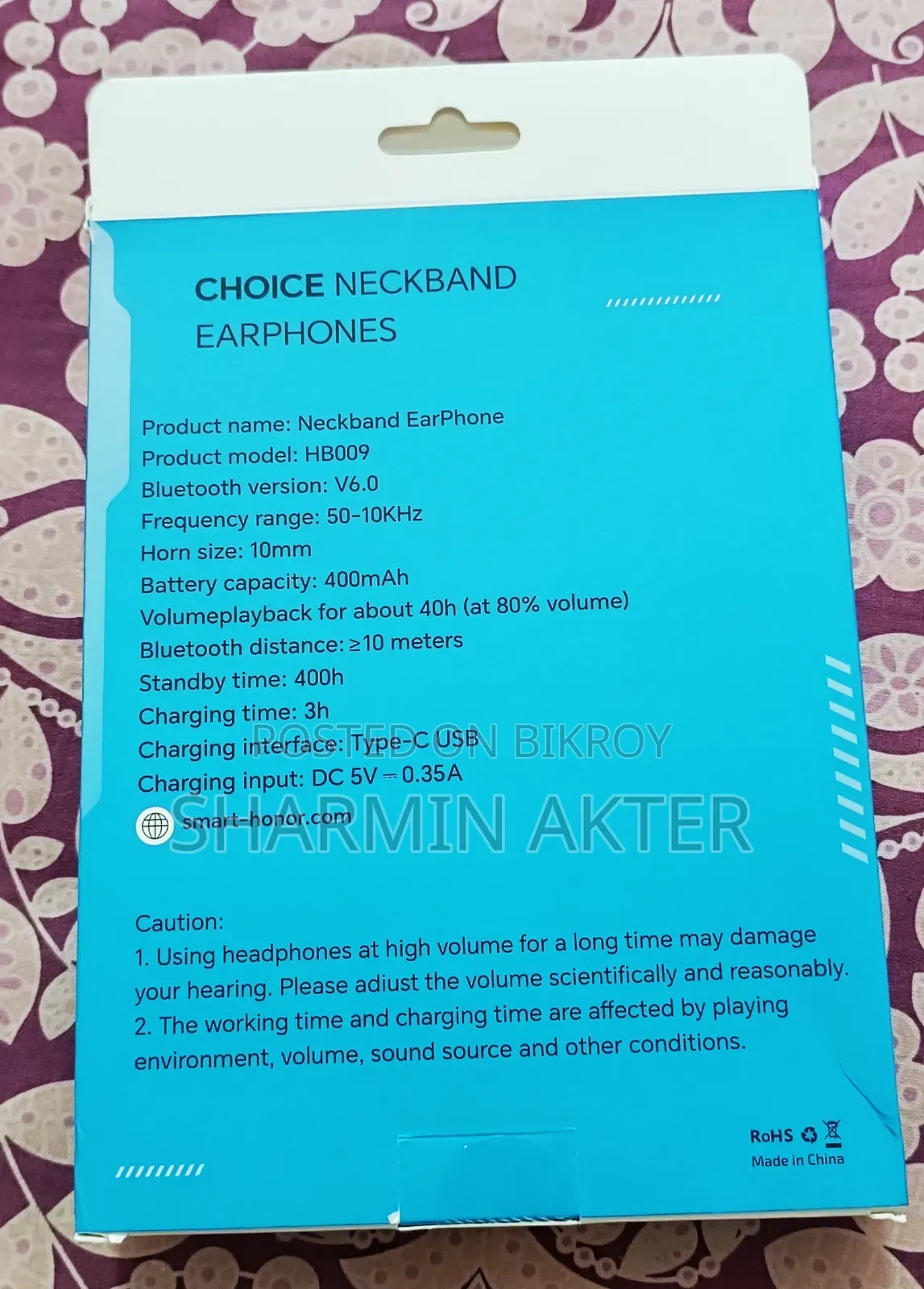 ***Brand New Intact Box*** Choice Neckband Earphones