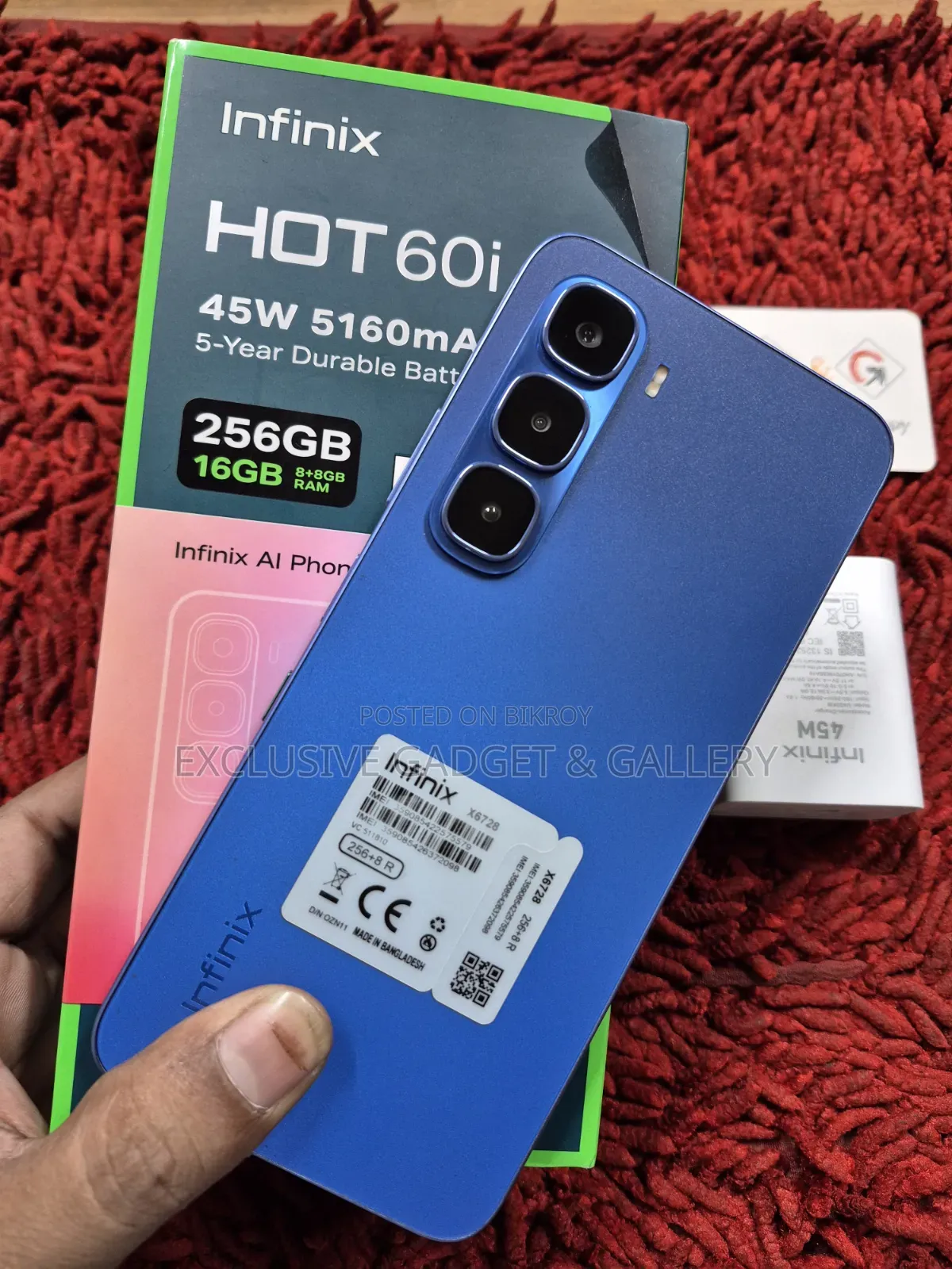 Infinix Hot 60i 256 GB Blue