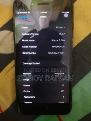 Apple iPhone 7 Plus 32 GB Black