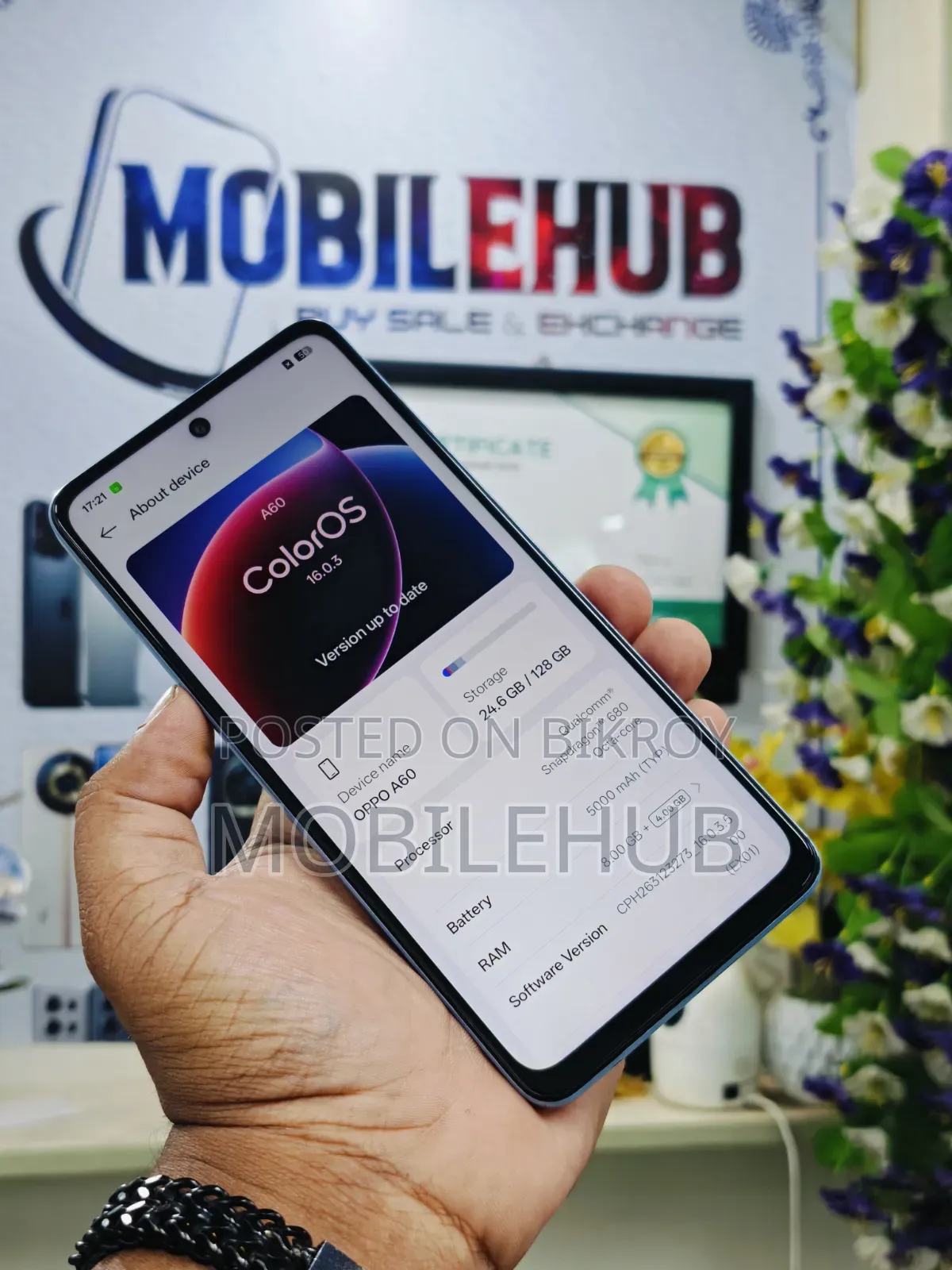 Oppo A60 128 GB Blue