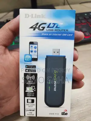 D-Link DWR-910 4G LTE Wireless USB Router with Modem