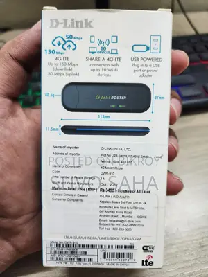 D-Link DWR-910 4G LTE Wireless USB Router with Modem