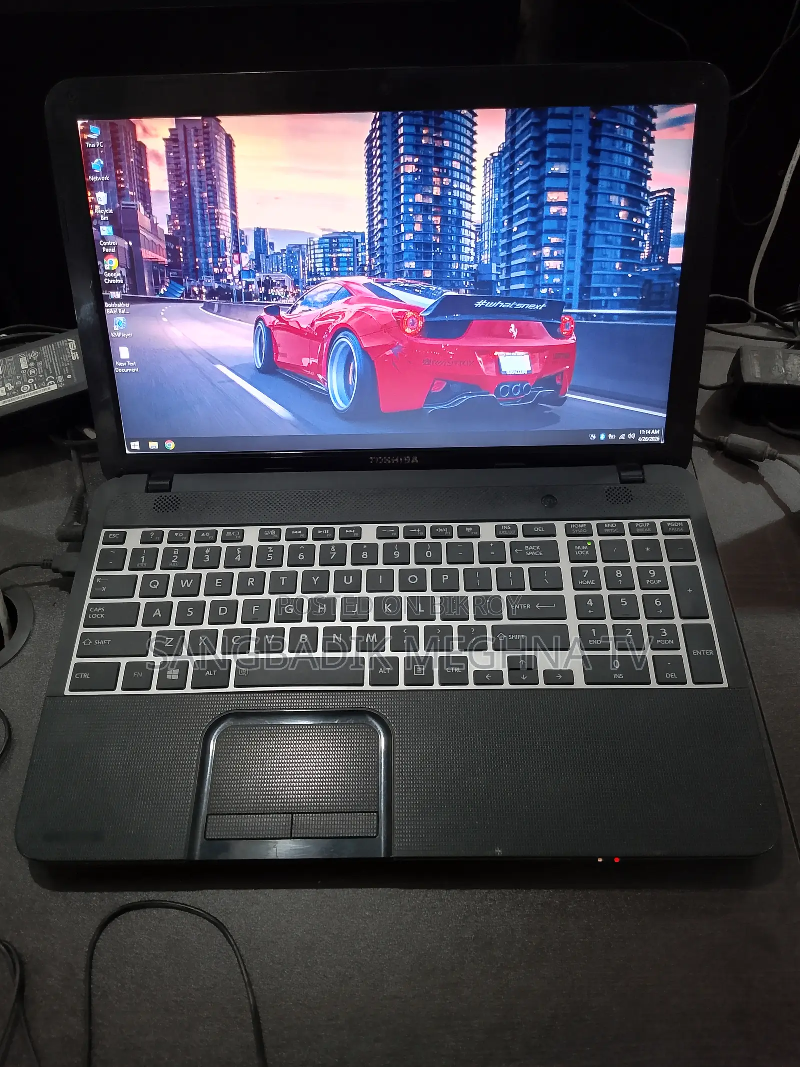 Laptop Toshiba 4GB Intel SSD 500GB