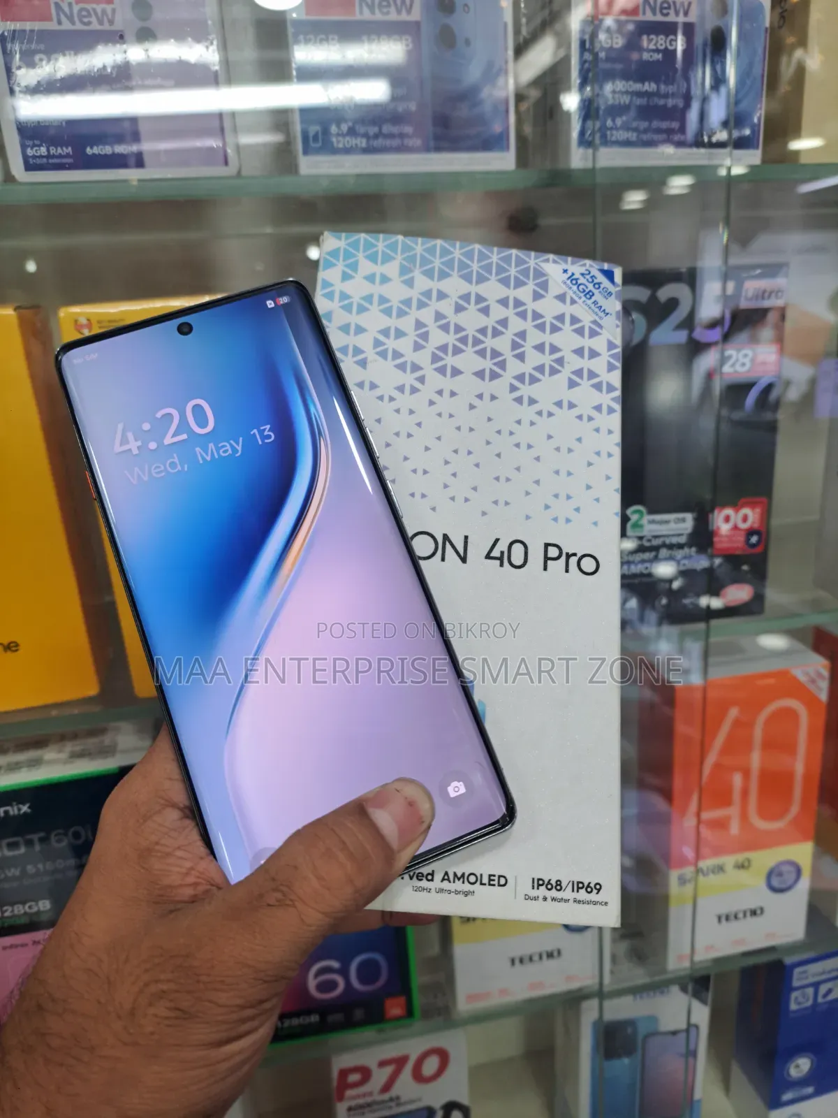 Tecno Camon 40 Pro 4G 256 GB Blue