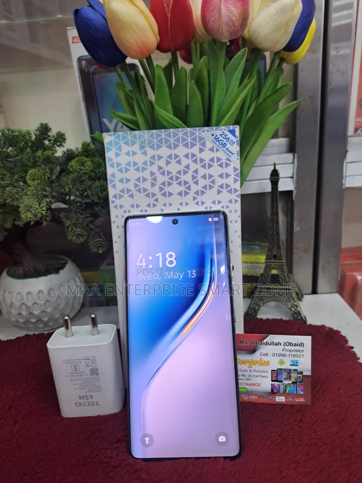 Tecno Camon 40 Pro 4G 256 GB Blue