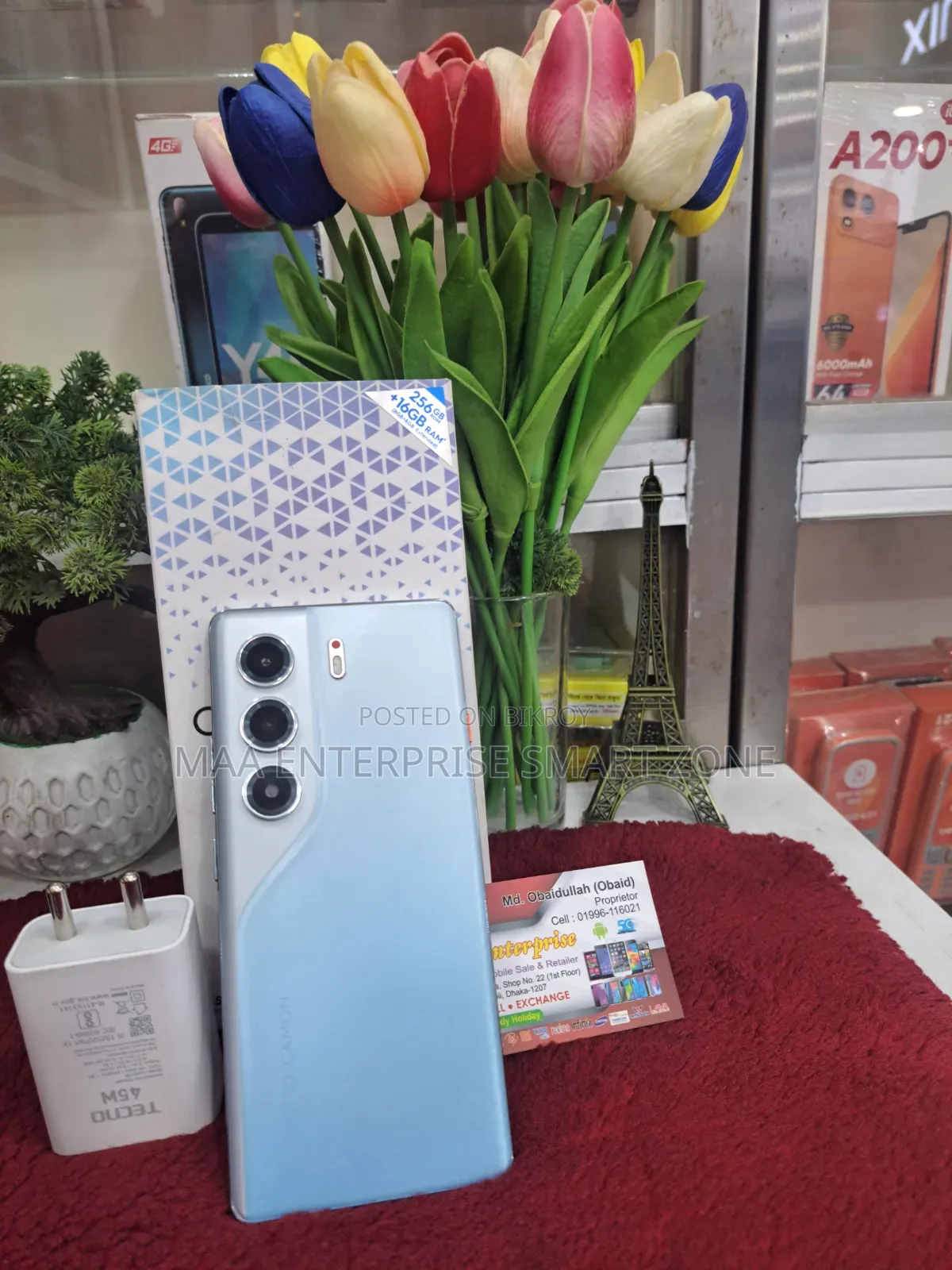 Tecno Camon 40 Pro 4G 256 GB Blue