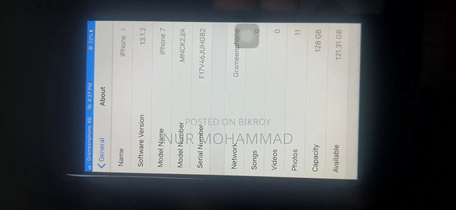 Apple iPhone 7 128 GB Black