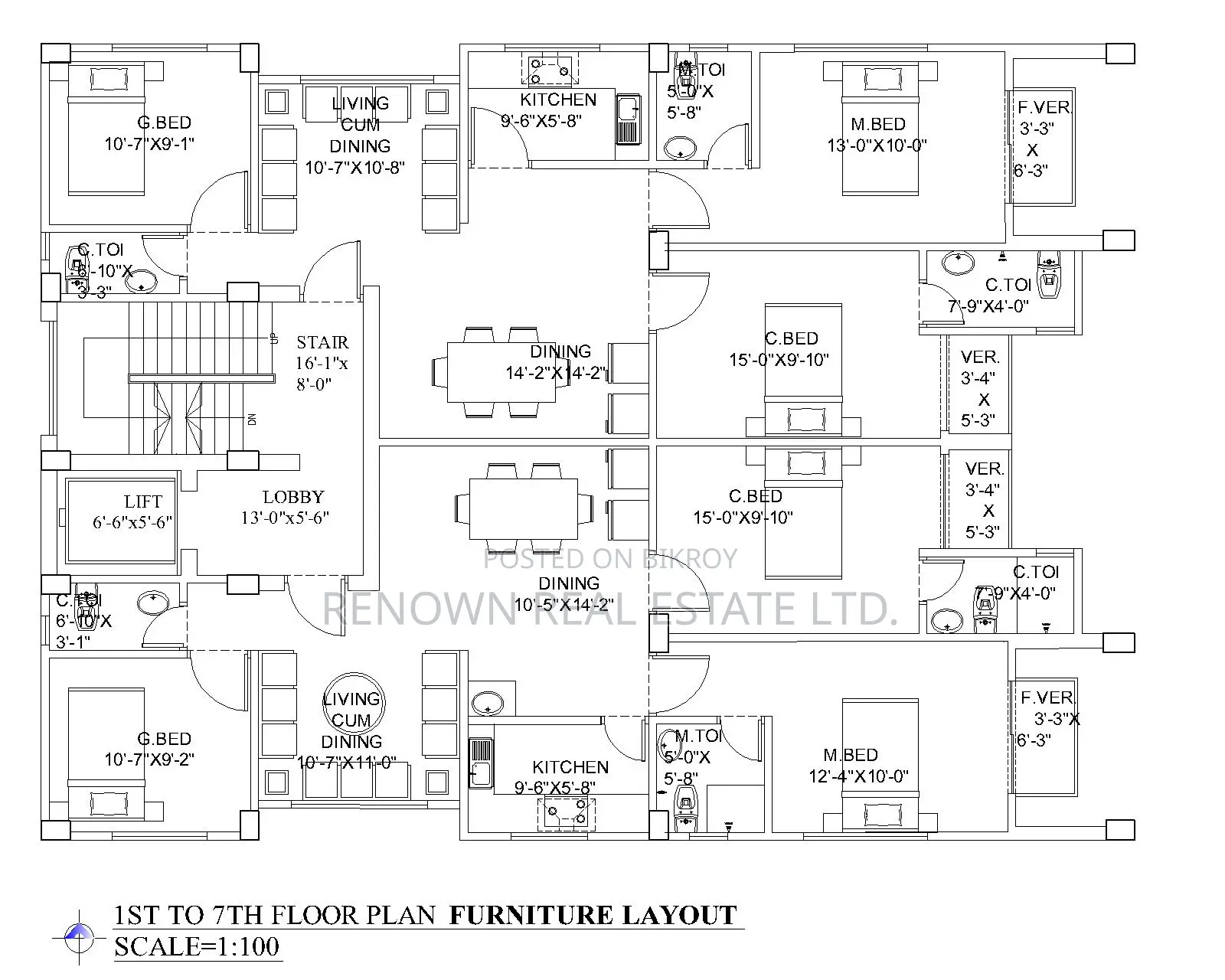 3bdrm Apartment for sale