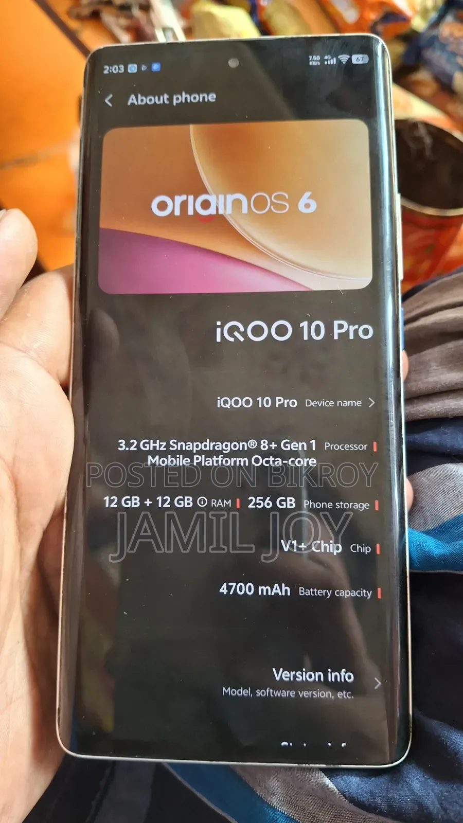 iQOO 256 GB White