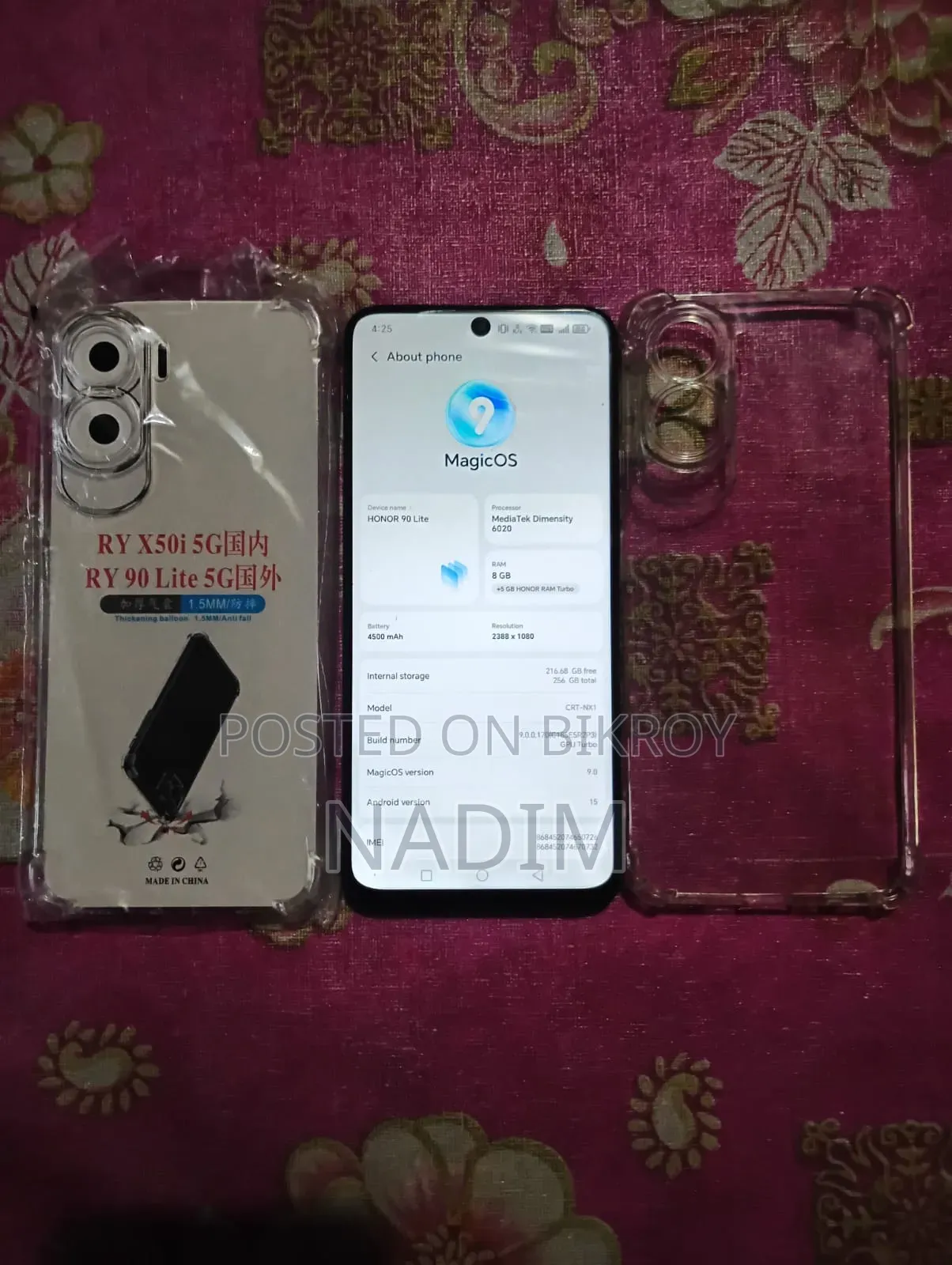 Honor 90 Lite 256 GB Black