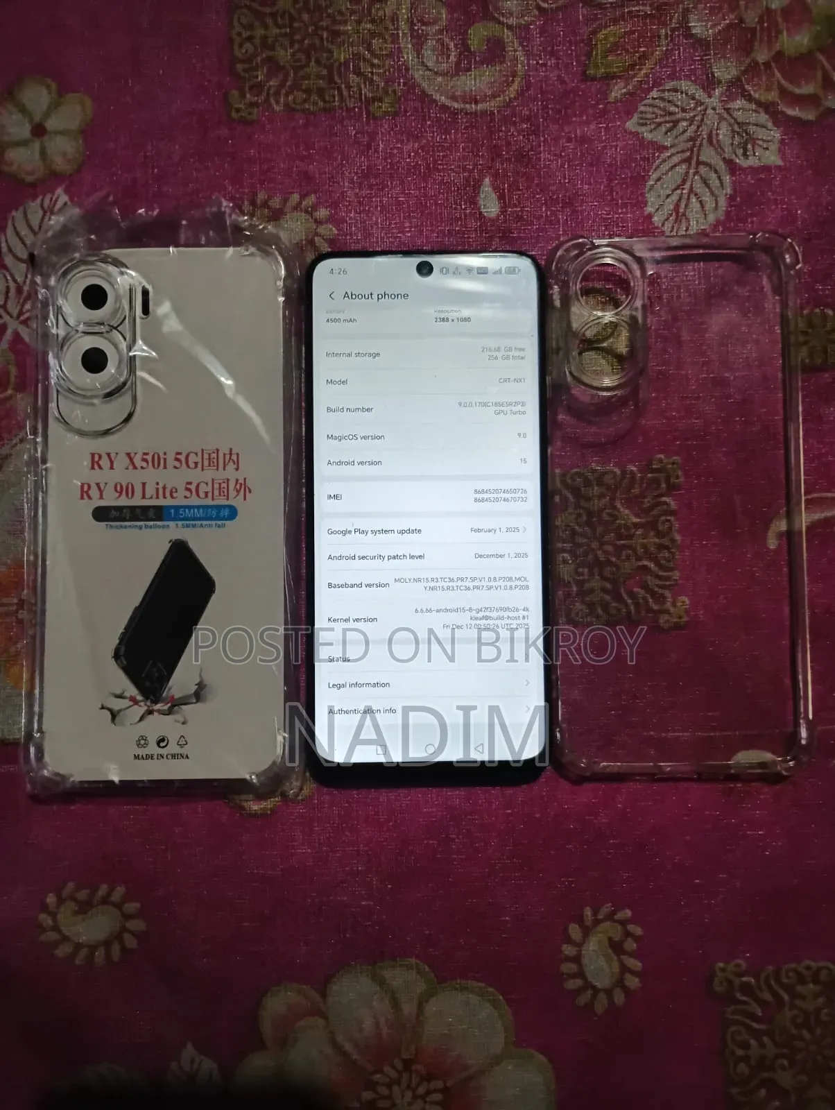 Honor 90 Lite 256 GB Black