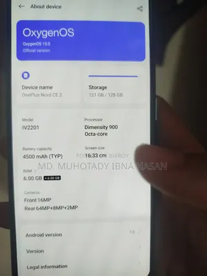 OnePlus Nord CE 2 5G 128 GB Blue