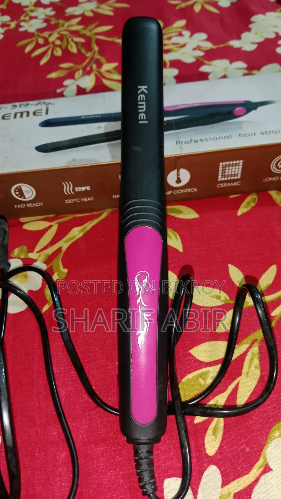 Kemei Km 328 Professional Hair Straitner for Women