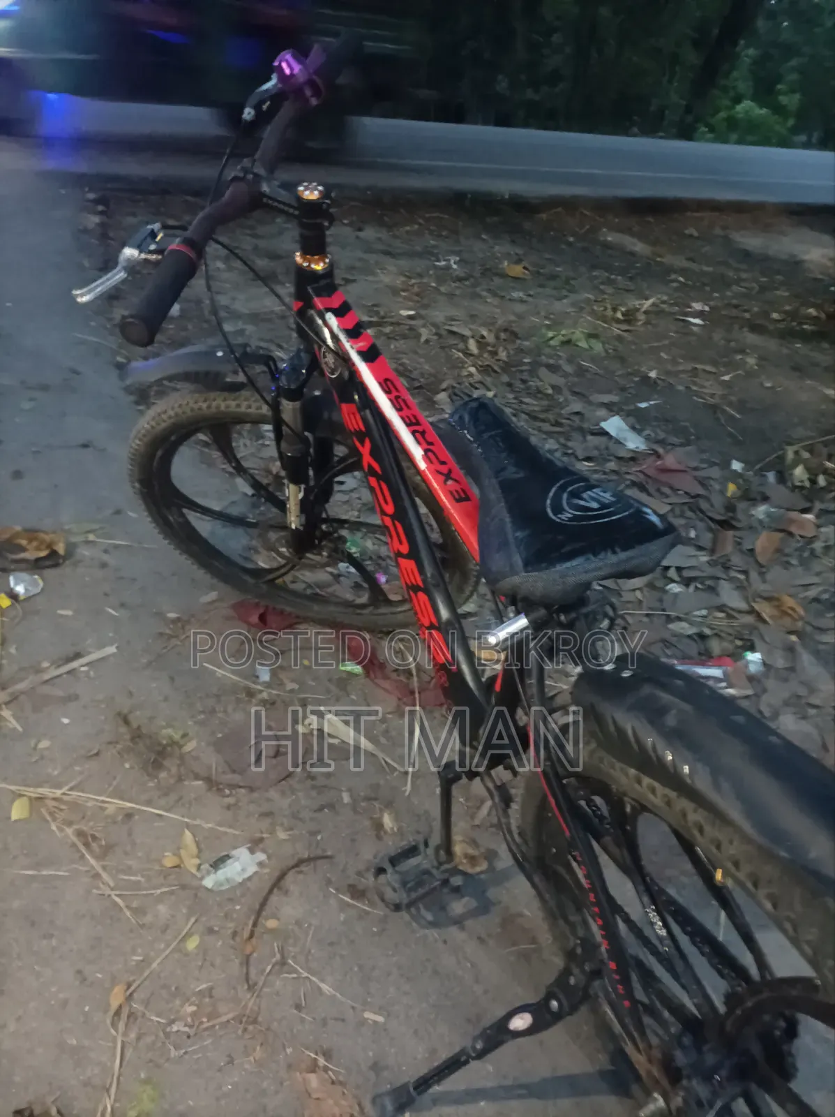 2 new bicycle tubes, newly installed, asking price 6000