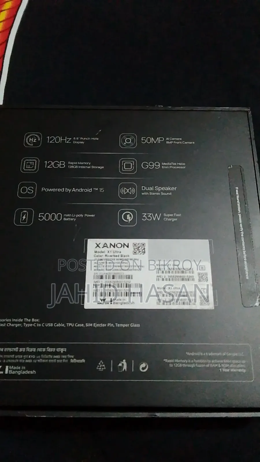New Walton XANON X1 ULTRA 128 GB Black