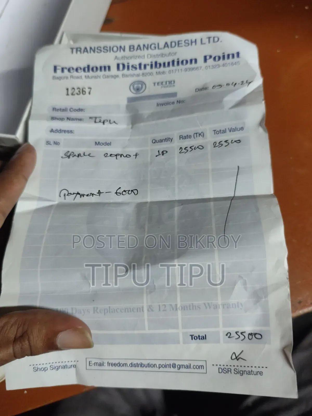 Tecno Spark 20 Pro Plus 256 GB Black