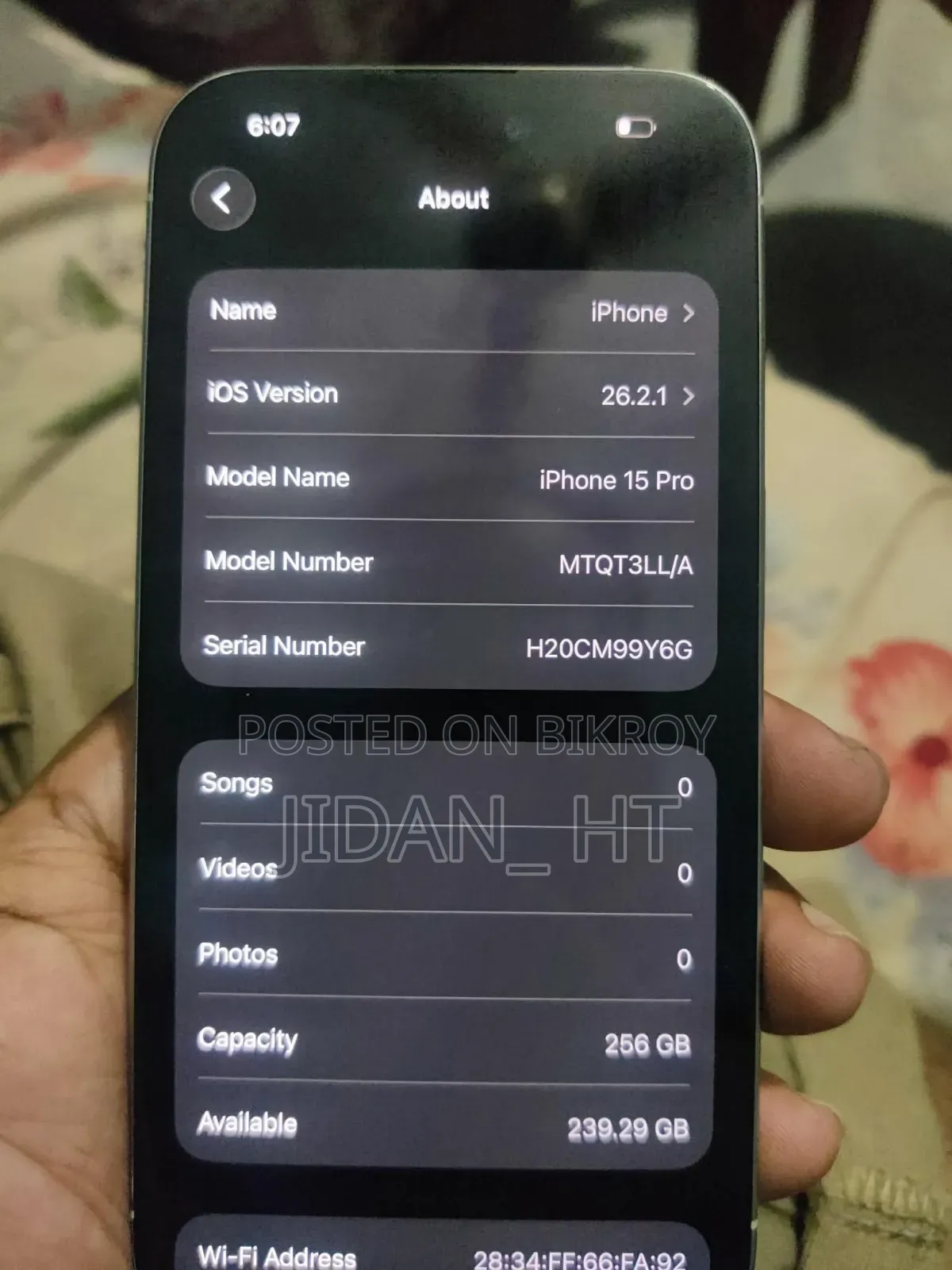 Apple iPhone 15 Pro 256 GB Silver