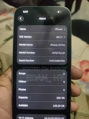 Apple iPhone 15 Pro 256 GB Silver