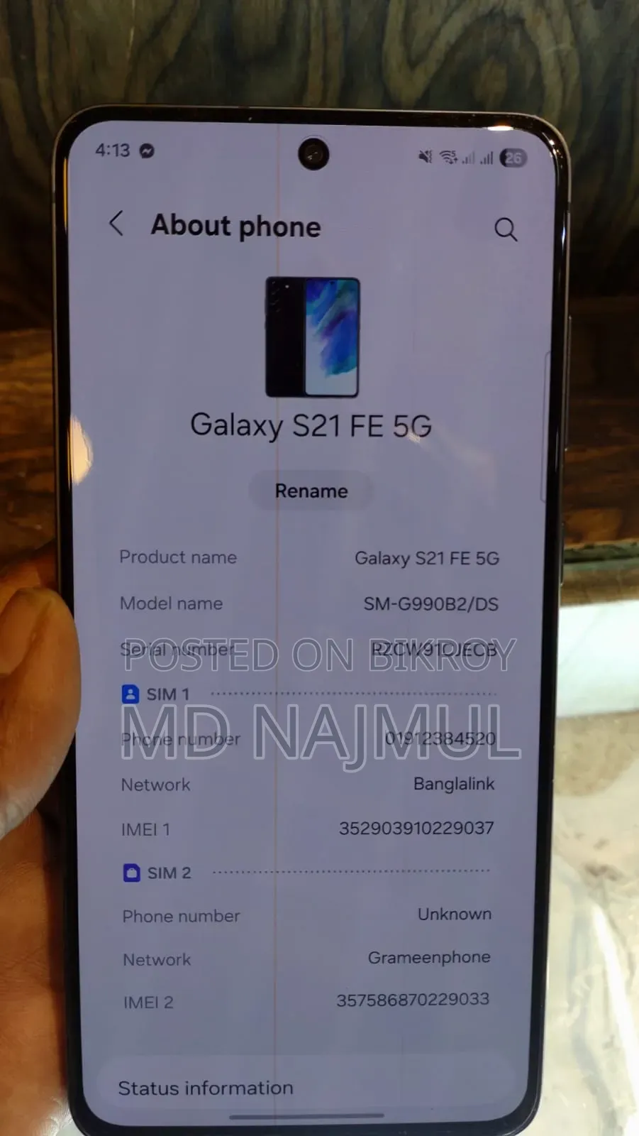 Samsung Galaxy S20 FE 5G 128 GB Black