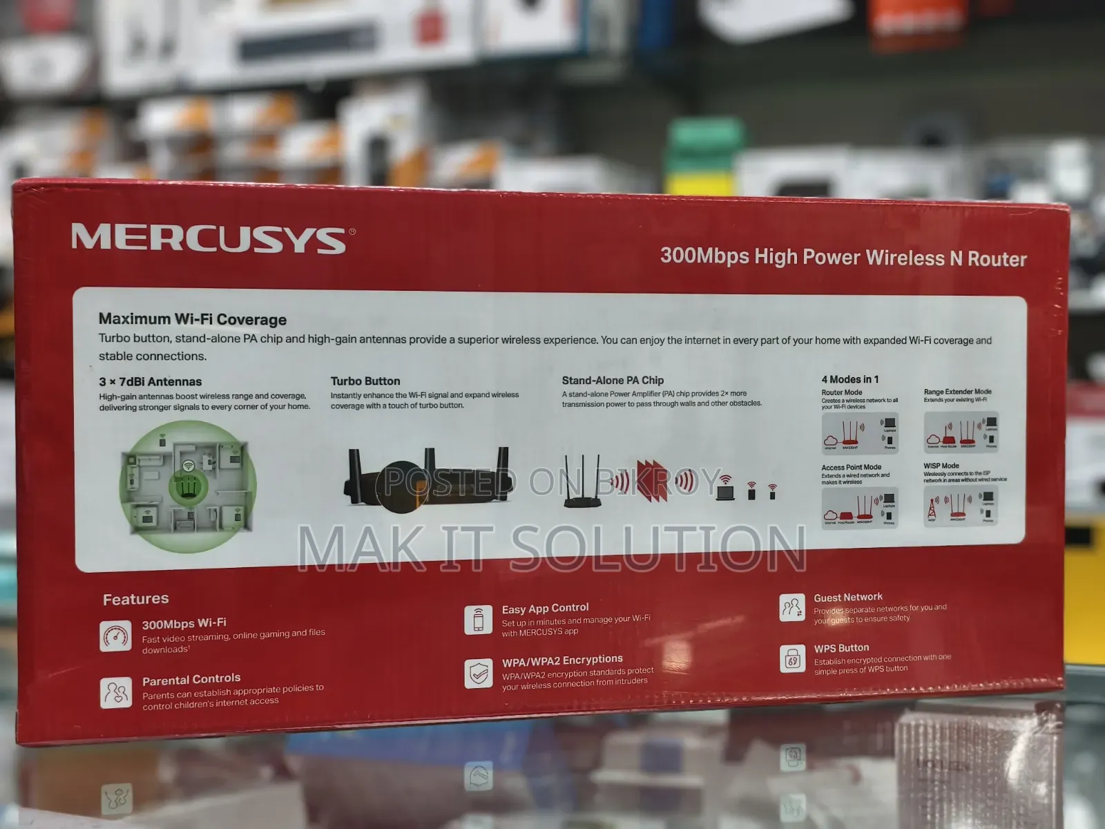 Mercusys Mw330hp 300mbps Wifi Router