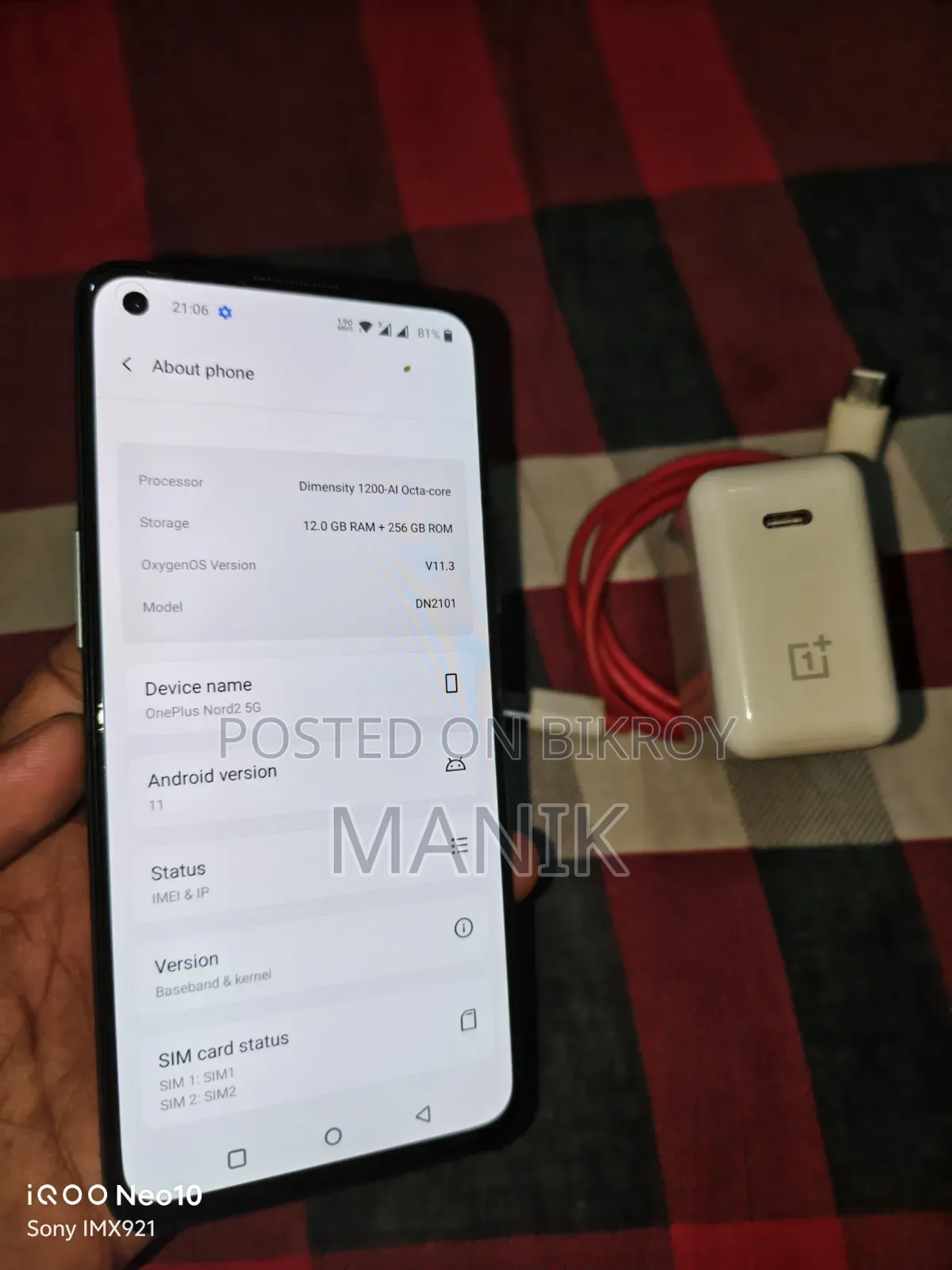 OnePlus Nord 2 5G 256 GB Blue