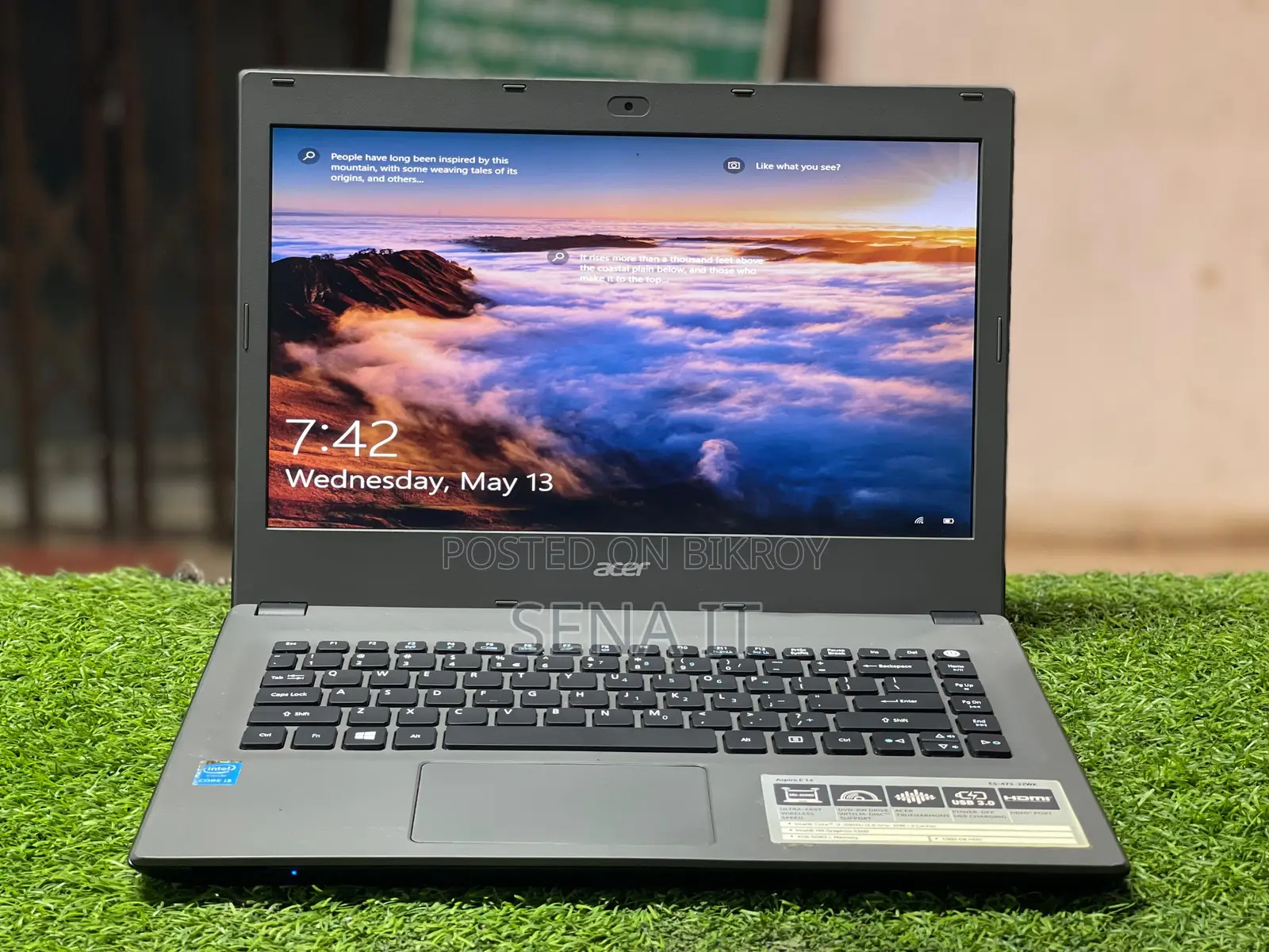 Laptop Acer 4GB Intel Core I3 HDD 500GB