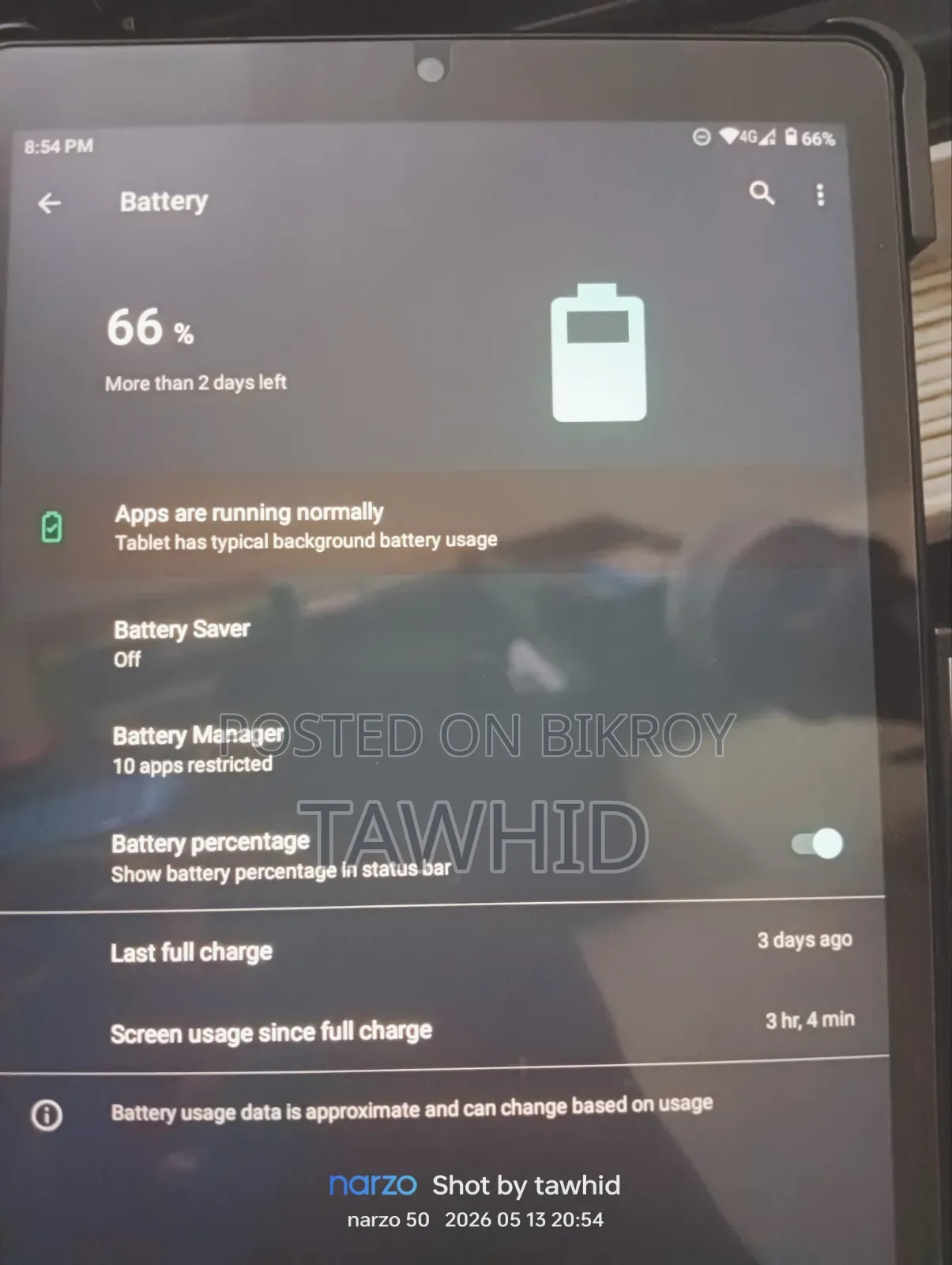 Tablet 64 GB Gray