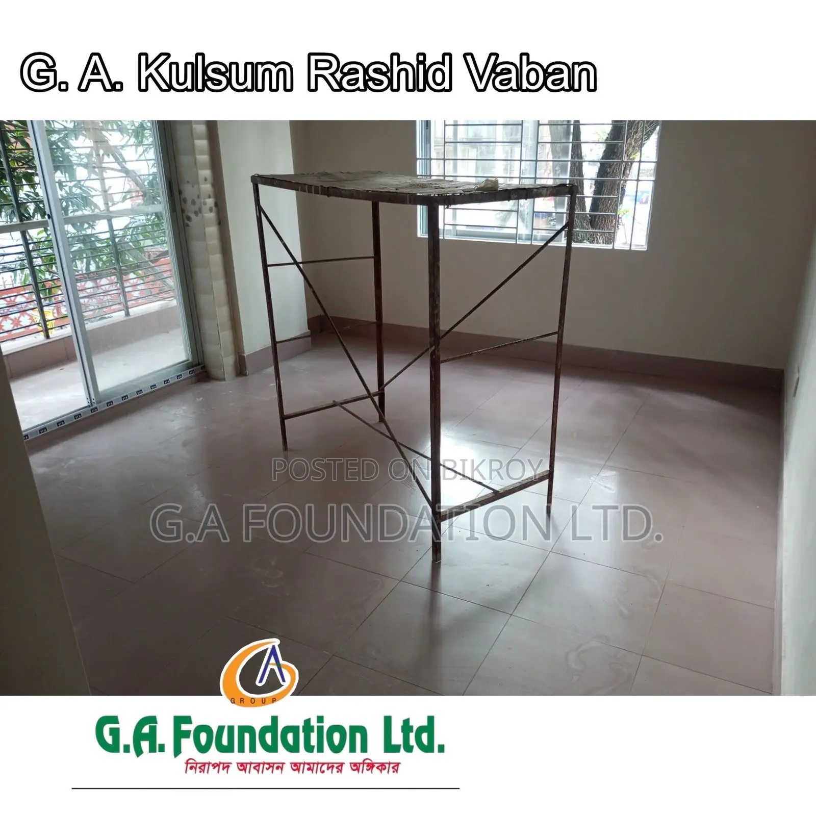 3bdrm Apartment in G. A. Kulsum Rashid, Mirpur for Sale