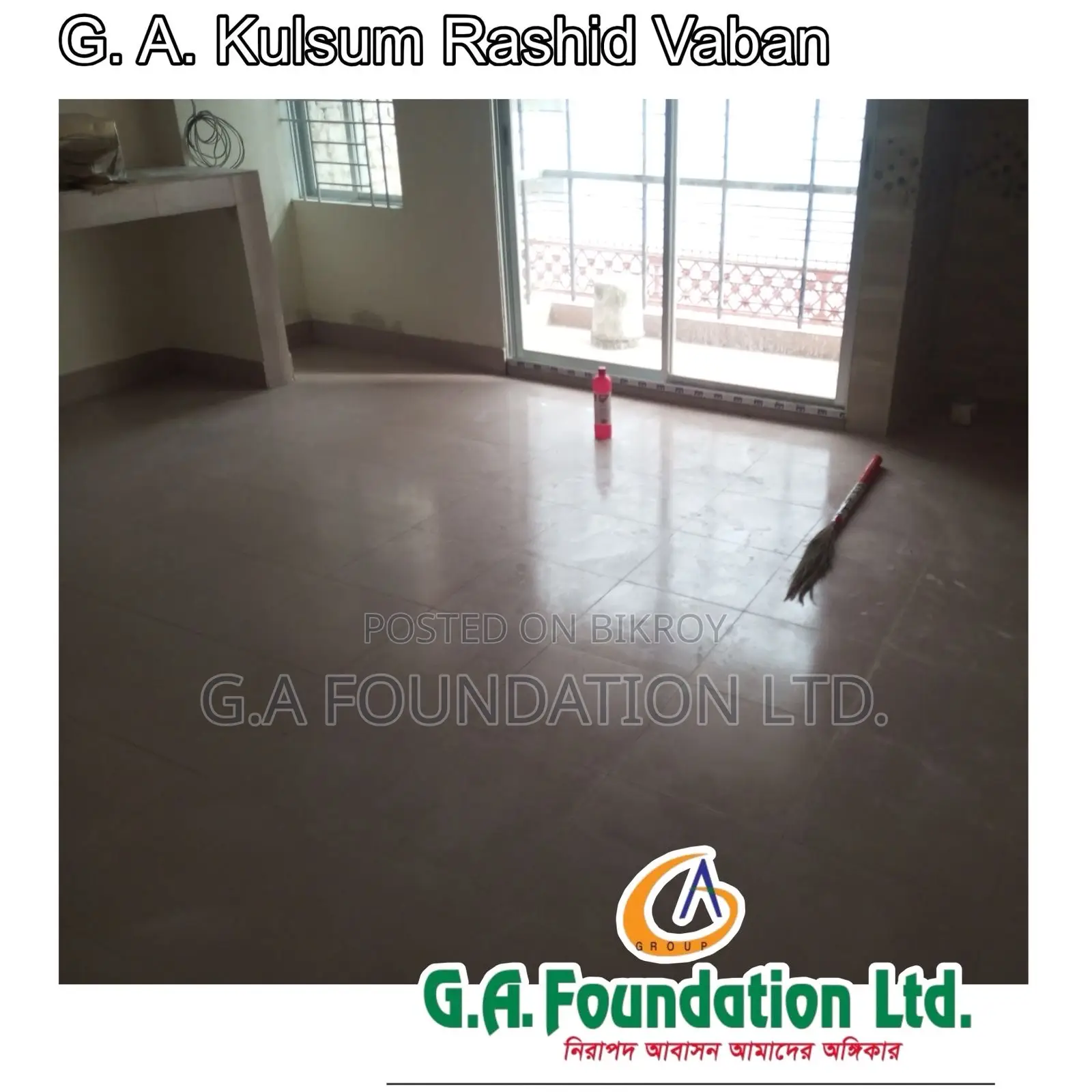 3bdrm Apartment in G. A. Kulsum Rashid, Mirpur for Sale