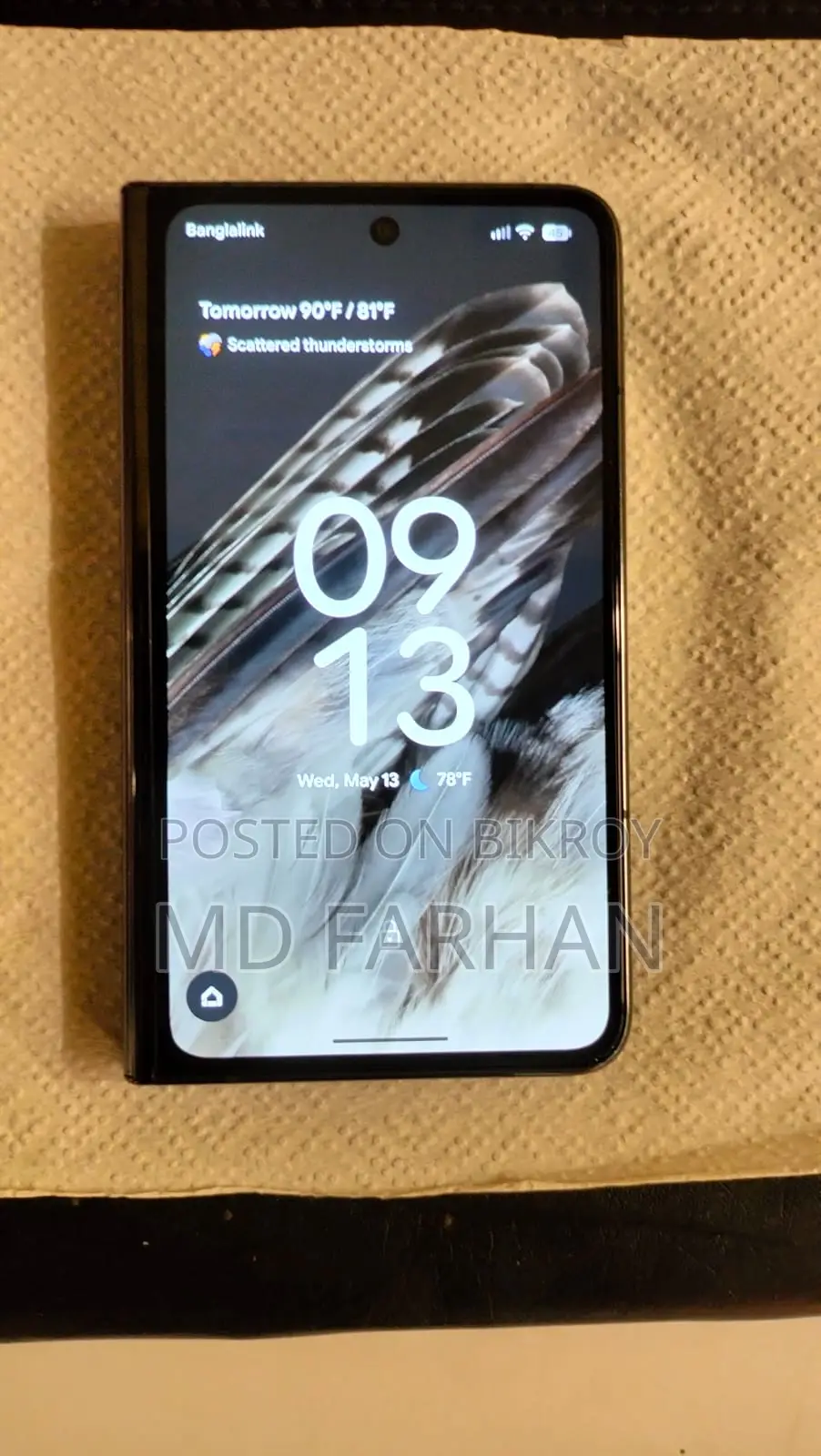 Google Pixel Fold 256 GB Black