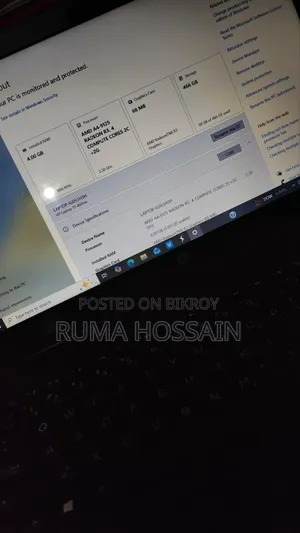 Laptop HP 4GB AMD SSD 512GB