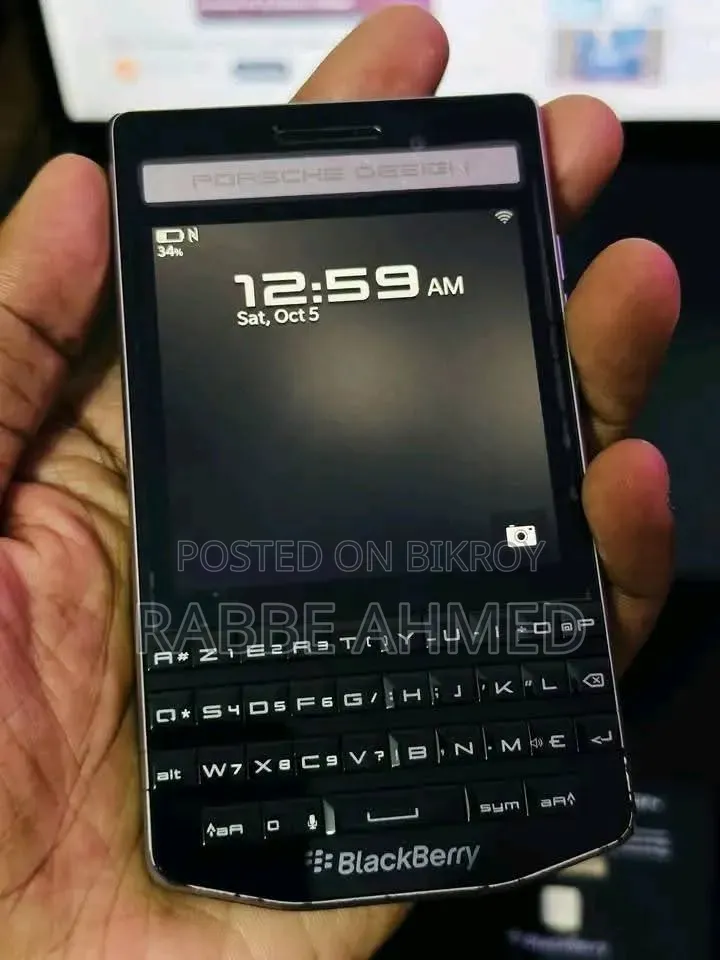 New BlackBerry Porsche Design P'9531 8 GB Black
