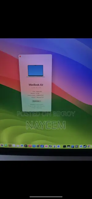 Laptop Apple MacBook Air 2023 M2 8GB Apple M2 eMMC 256GB