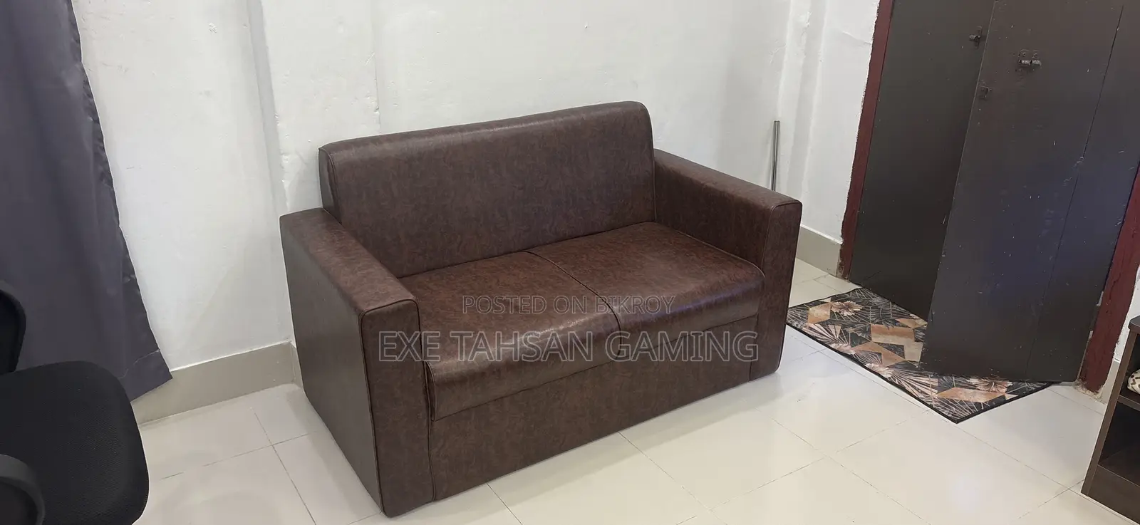Leather Sofa Brown Color Fresh Condition