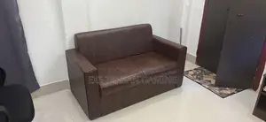Leather Sofa Brown Color Fresh Condition