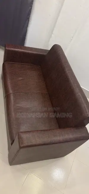 Leather Sofa Brown Color Fresh Condition