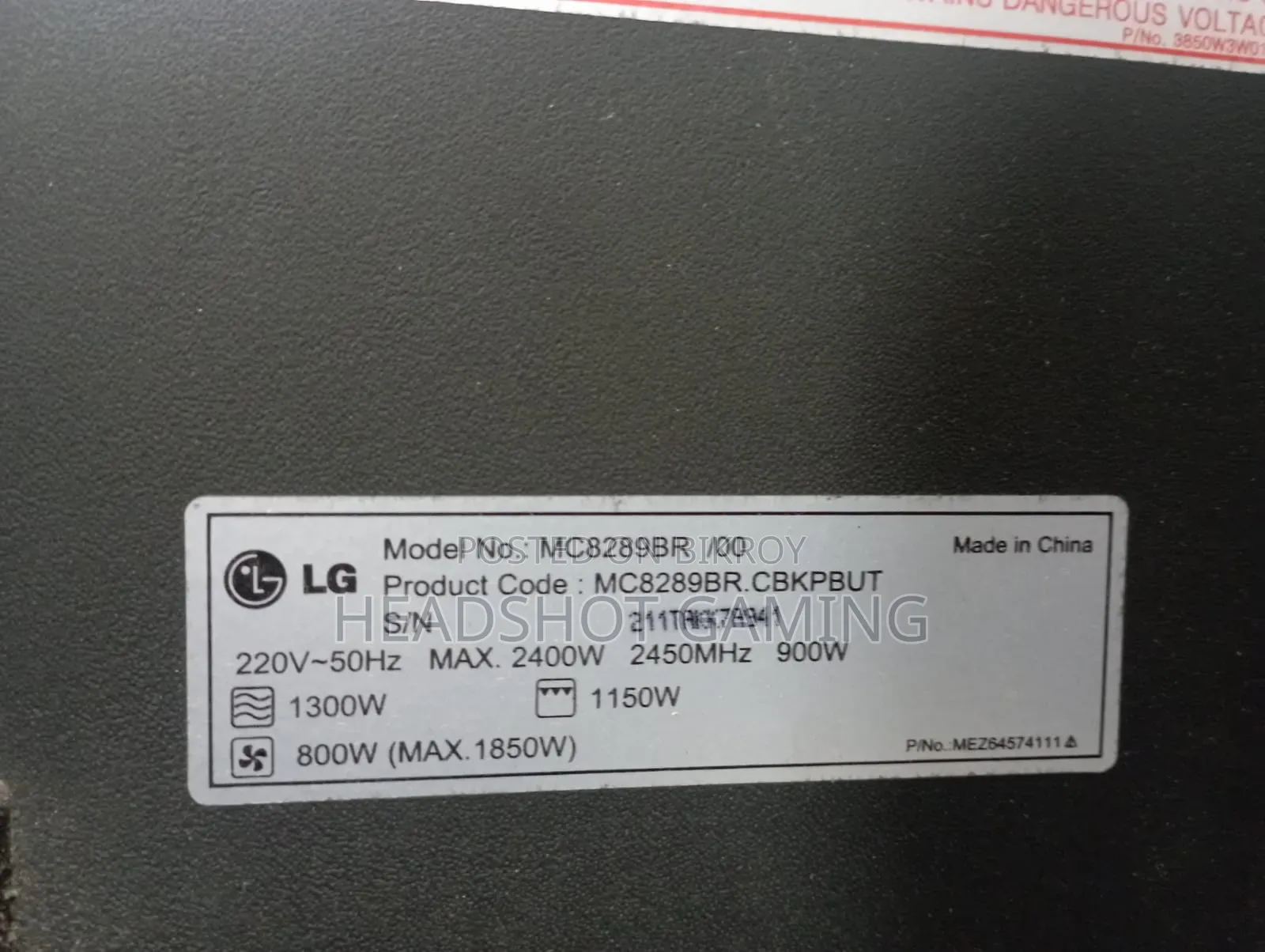 LG 32 Litre Microwave Oven for Sale