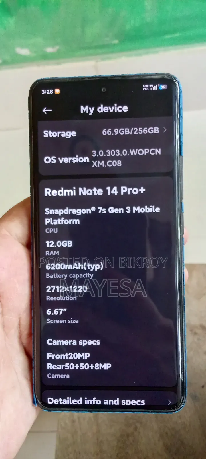 Xiaomi Redmi Note 14 Pro+ 256 GB Black