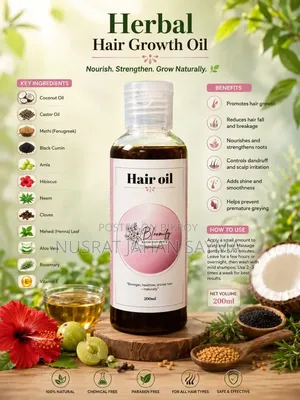 Hair Oil for Hairfall Reduce