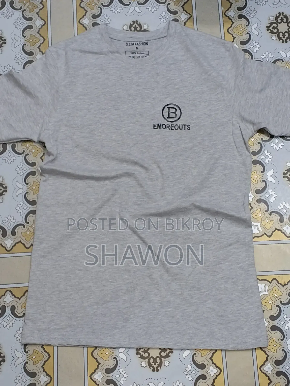 Cotton Round Neck T-shirt