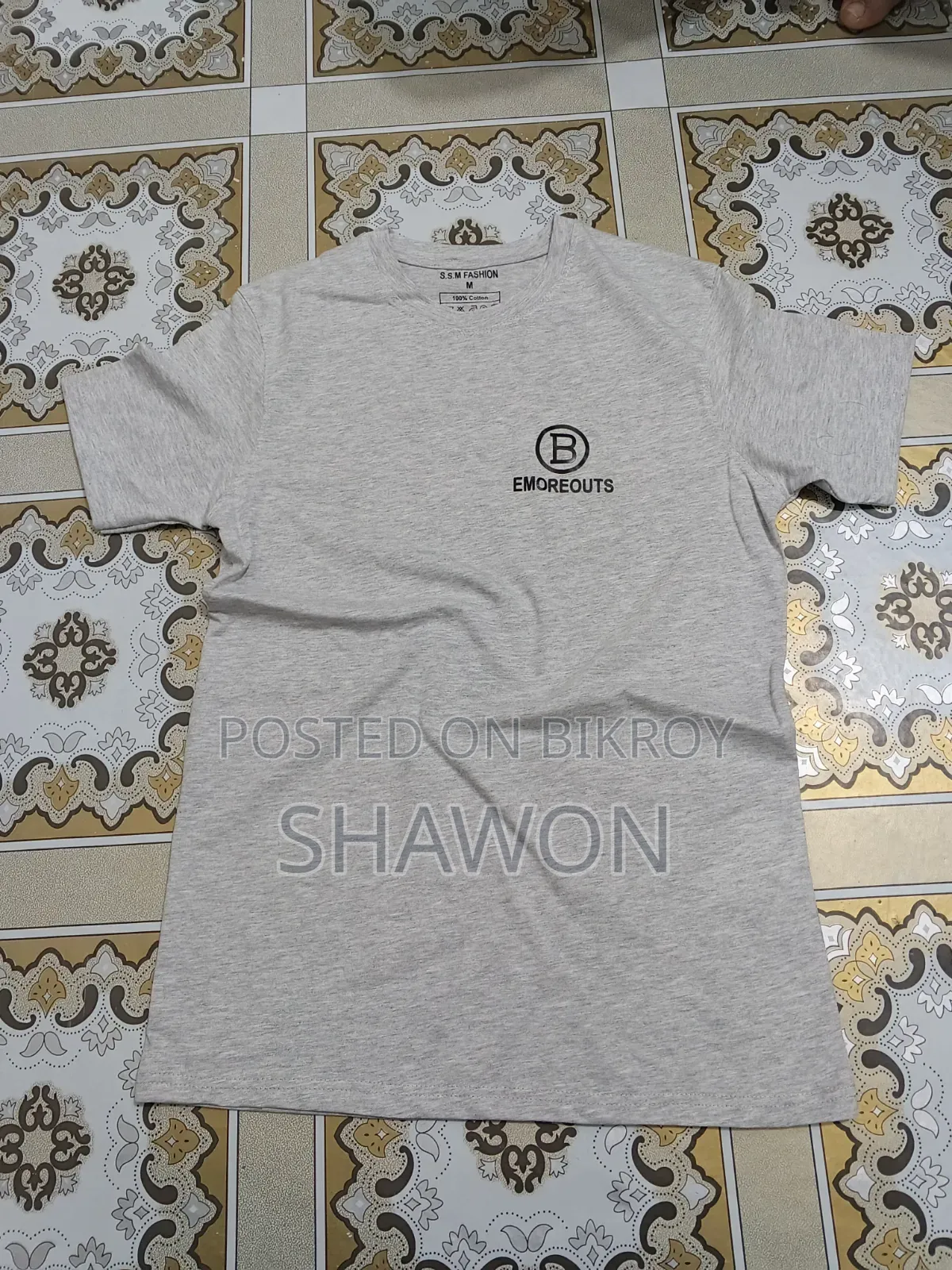 Cotton Round Neck T-shirt
