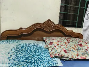 4 ft by 7 ft Teak Wood Bed