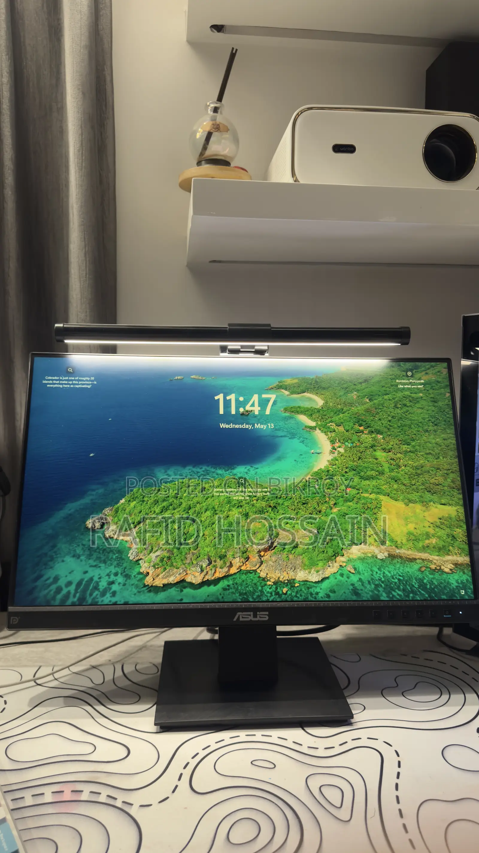 Asus Be24eqk 23.8” FHD Business Monitor With Webcam