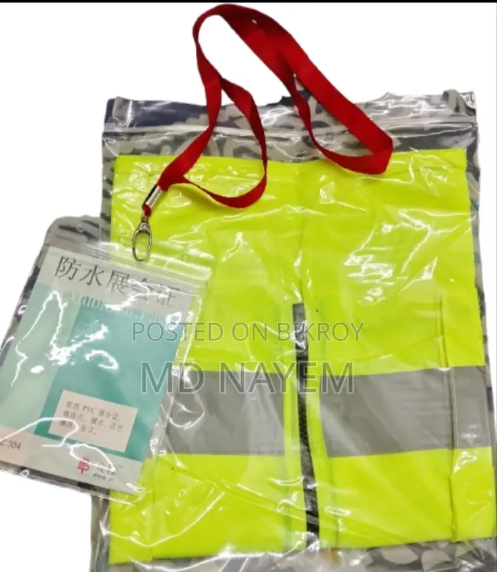 Safety Vest and Pass Holder Combo