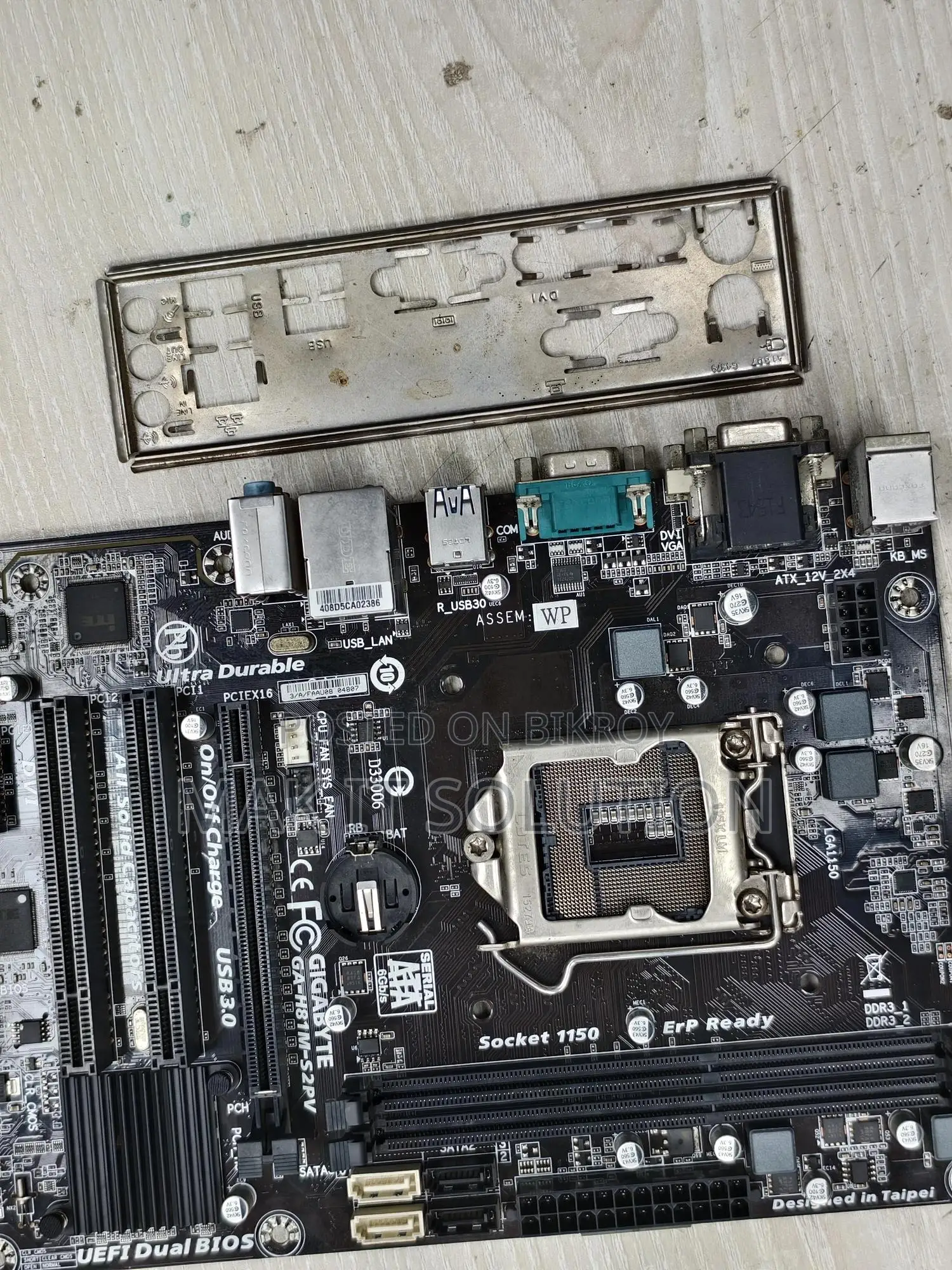 Gigabyte GA-H81M + Pentium G3250 Combo PC Parts for Sale